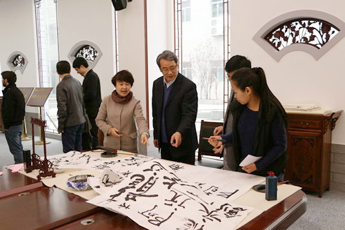 國家留學基金委副秘書長曹士海一行視察指導我校留學生工作