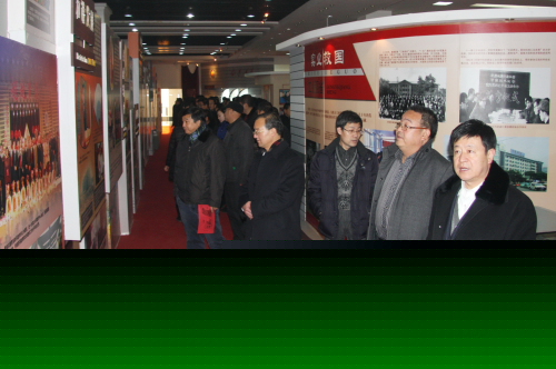 全省高校后勤領導來我校考察